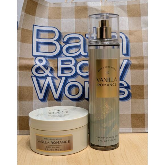 Bath & Body Works Vanilla Romance Body Butter + FFM Bundle Set of 2 Items - Picture 1 of 4